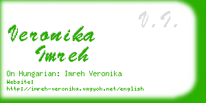 veronika imreh business card